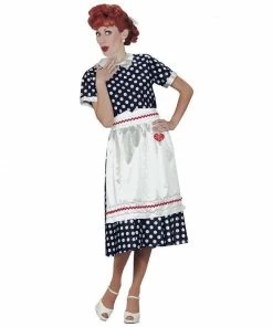 Fun World I Love Lucy Polka Dot Costume For Adults