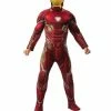 Rubie's Iron Man Deluxe Costume For Adults - Marvel Avengers Infinity War Mens