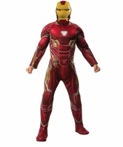 Rubie's Iron Man Deluxe Costume For Adults - Marvel Avengers Infinity War Mens