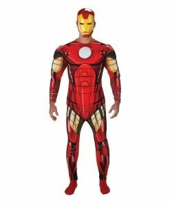 Rubie's Iron Man Deluxe Costume For Adults - Marvel Avengers Shop All Adult Costumes
