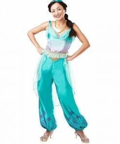 Rubie's Womens Jasmine Deluxe Costume For Adults - Disney Aladdin