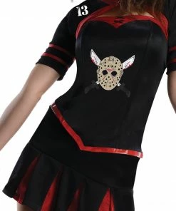 Rubie's Womens Jason Voorhees Cheerleader Costume For Adults - Friday The 13th