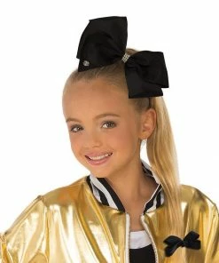 Rubie's Girls JoJo Siwa Black Hair Bow - Nickelodeon JoJo Siwa