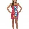 Rubie's Girls Laffy Taffy Cherry Tank Dress Costume For Tweens