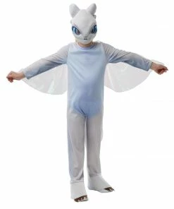 Rubie's Girls Light Fury Deluxe Costume For Kids - Universal How To Train Your Dragon