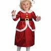 Rubie's Lil' Mrs Claus Dress And Apron Set For Toddlers & Kids