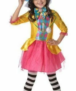 Rubie's Girls Mad Hatter Deluxe Dress Costume For Kids - Disney Alice In Wonderland