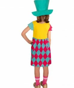 Rubie's Girls Mad Hatter Dress Costume For Kids - Disney Alice In Wonderland