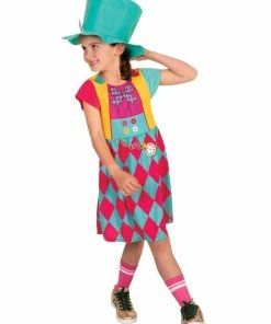 Rubie's Girls Mad Hatter Dress Costume For Kids - Disney Alice In Wonderland