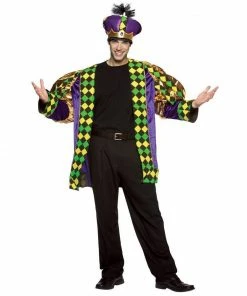 Rasta Imposta Mardi Gras King Costume For Adults Mens