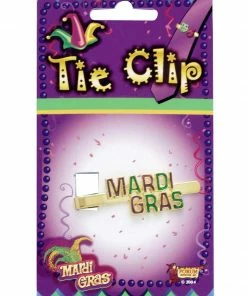 Forum Novelties Mardi Gras Tie Clip Mens