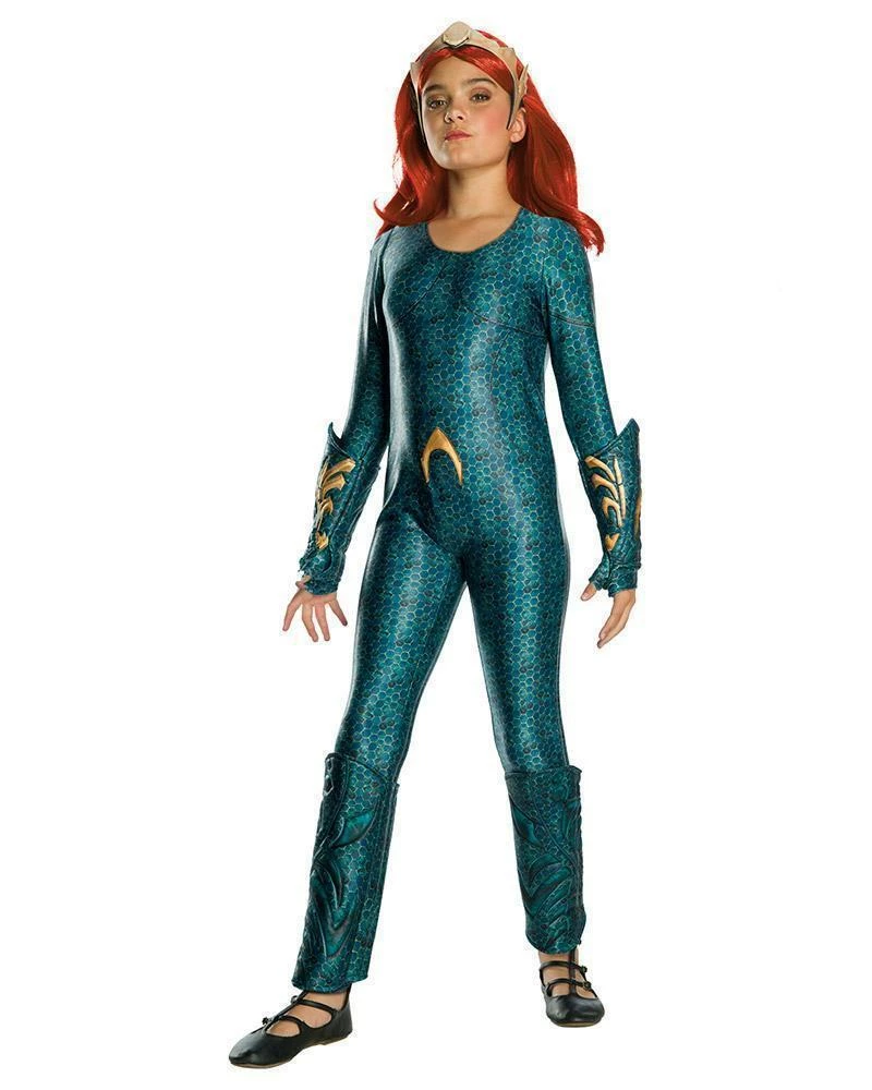 Rubie's Mera Deluxe Costume For Kids - Warner Bros Aquaman Girls
