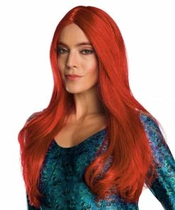 Rubie's Womens Mera Deluxe Wig For Adults - Warner Bros Aquaman