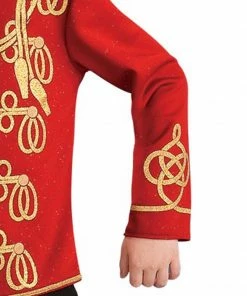 Rubie's Michael Jackson Red Military Jacket For Kids - Michael Jackson Boys