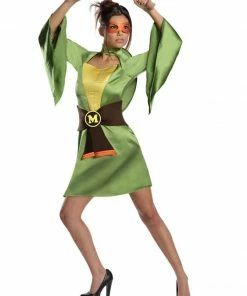 Rubie's Womens Michelangelo Kimono Costume For Adults - Nickelodeon Teenage Mutant Ninja Turtles