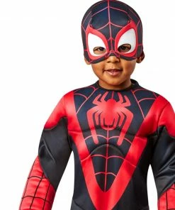 Rubie's Miles Morales Spider-Man Costume For Toddlers - Marvel Spidey & His Amazing Friends Babies & Toddlers