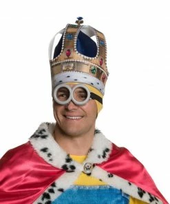 Rubie's Minion King Crown For Adults - Universal Despicable Me Mens
