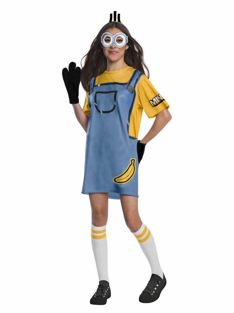 Rubie's Girls Minion Oversized Tee Costume For Teens - Universal Minions The Rise Of Gru