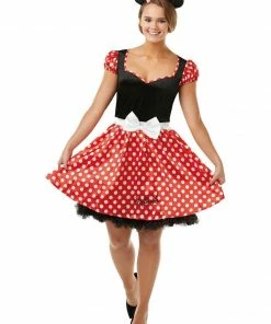 Rubie's Minnie Mouse Costume For Adults - Disney Mickey Mouse Womens
