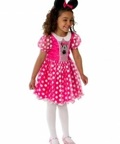 Rubie's Babies & Toddlers Minnie Mouse Pink Deluxe Costume For Toddlers & Kids - Disney Mickey Mouse