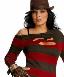 Rubie's Plus Size Costumes Miss Freddy Kruger Plus Size Costume For Adults - Warner Bros Nightmare On Elm St