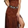 Dreamgirl Native American 'Hot On The Trail' Costume For Adults Womens