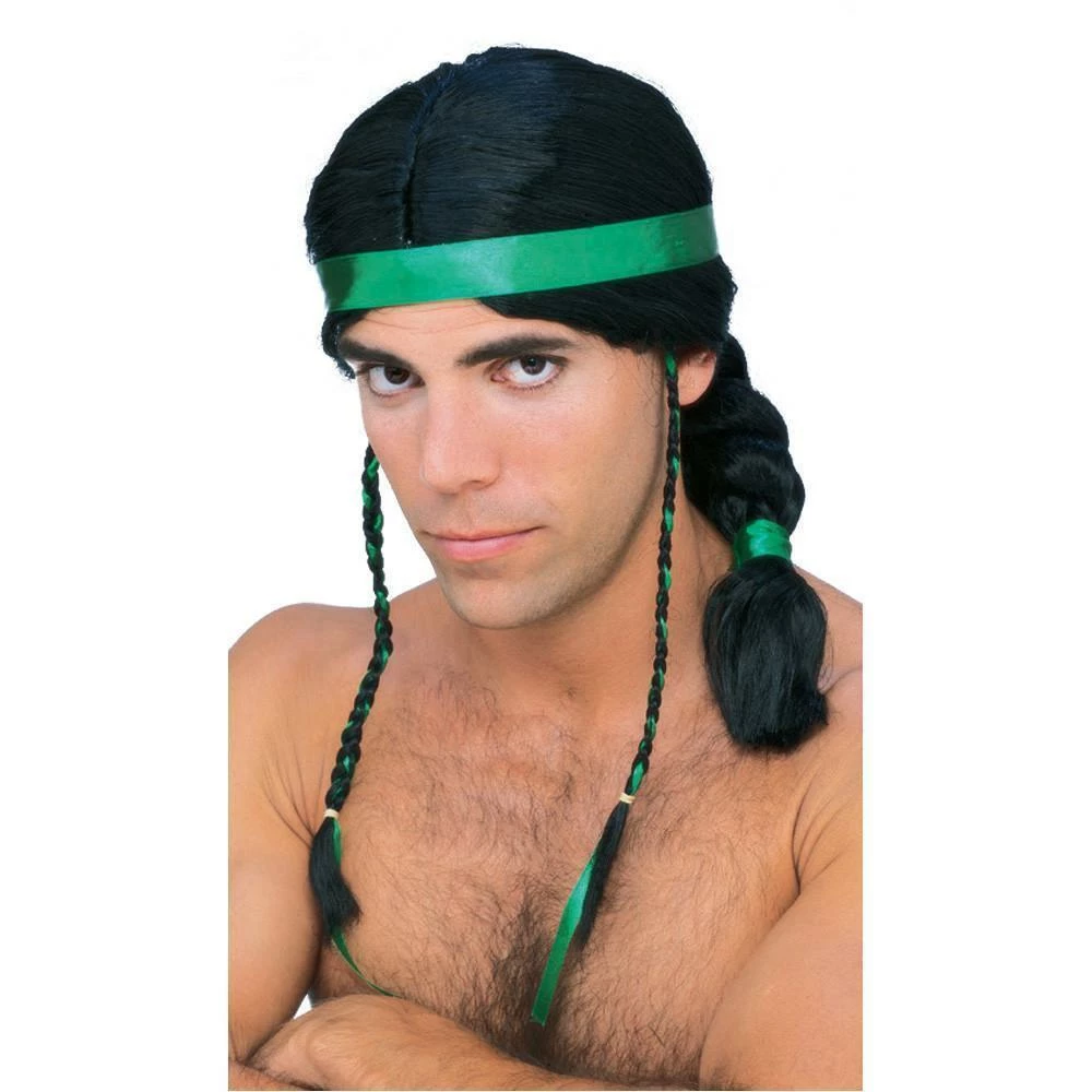 Rubie's Mens Native American Male Adult Wig