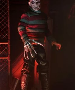 Freddy Kreuger - Nightmare On Elm St New Nightmare On Elm Street– 8” Clothed Freddy Kreuger Action Figure- NECA Collectibles