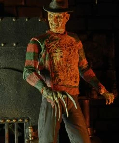 Freddy Kreuger - Nightmare On Elm St Nightmare On Elm Street Part 3: Dream Warriors – 7” Ultimate Freddy Kreuger Action Figure- NECA Collectibles