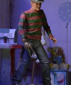 Freddy Kreuger - Nightmare On Elm St Nightmare On Elm Street Part 3: Dream Warriors – 7” Ultimate Freddy Kreuger Action Figure- NECA Collectibles
