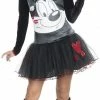 Rubie's Womens Pepe Le Pew Hooded Tutu Costume For Adults - Warner Bros Looney Tunes