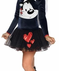 Rubie's Pepe Le Pew Hooded Tutu Costume For Kids - Warner Bros Looney Tunes