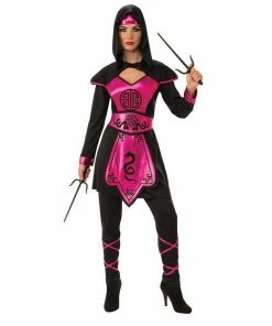 Rubie's Pink Ninja Warrior Costume For Adults