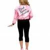 Charades Costumes Pink Satin Ladies Jacket Costume For Adults