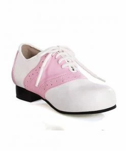 Ellie Shoes Inc Pink & White Women's Saddle Shoe For Adults