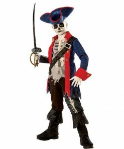 Rubie's Pirate Captain Bones Costume For Kids Boys