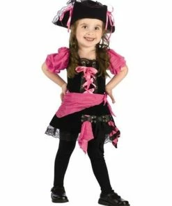 Fun World Girls Pirate Pink Punk Costume For Kids