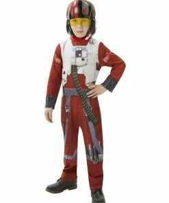 Rubie's Poe Dameron X-Wing Fighter Costume For Kids - Disney Star Wars Boys
