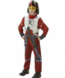 Rubie's Boys Poe Dameron X-Wing Fighter Deluxe Costume For Kids - Disney Star Wars