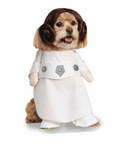 Rubie's Princess Leia Pet Costume With Arms - Disney Star Wars
