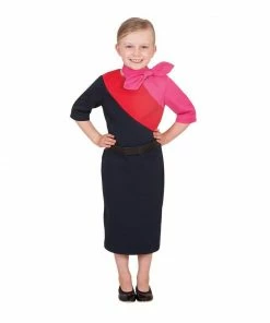Rubie's Qantas Female Cabin Crew Uniform For Kids - QANTAS Girls