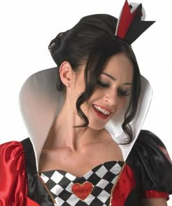 Rubie's Womens Queen Of Hearts Red Costume For Adults - Disney Alice In Wonderland