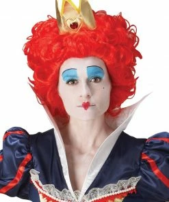 Rubie's Womens Queen Of Hearts Red Deluxe Costume For Adults - Disney Alice In Wonderland