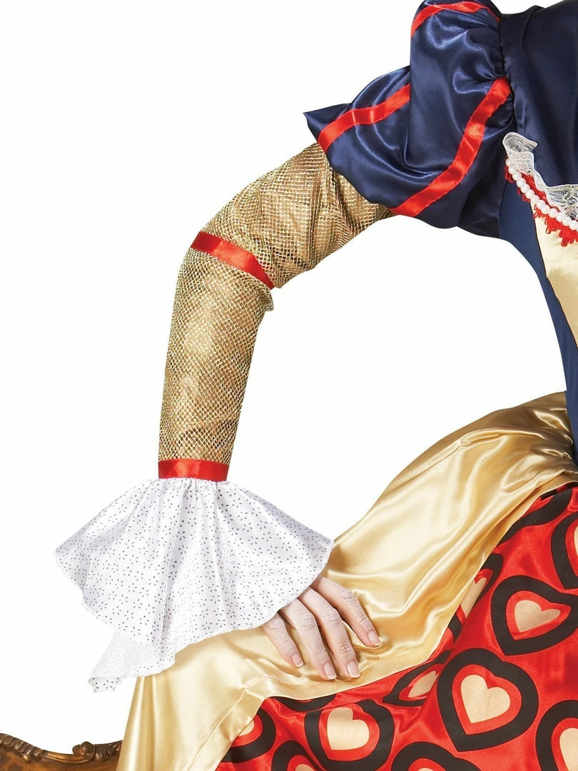 Rubie's Womens Queen Of Hearts Red Deluxe Costume For Adults - Disney Alice In Wonderland