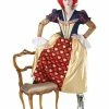Rubie's Womens Queen Of Hearts Red Deluxe Costume For Adults - Disney Alice In Wonderland