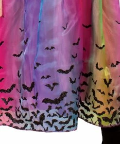 Rubie's Girls Rainbow Colour Magic Witch Deluxe Costume For Kids