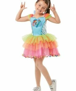 Rubie's Girls Rainbow Dash Premium Costume For Kids - Hasbro My Little Pony