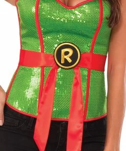 Rubie's Raphael Sequin Corset For Adults - Nickelodeon Teenage Mutant Ninja Turtles Womens