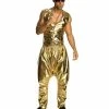 Rubie's Mens Rapper Gold Parachute Adult Pants