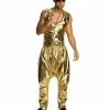 Rubie's Rapper Gold Vest For Adults Mens